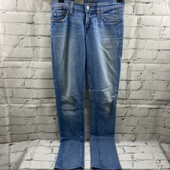 7 For All Mankind - Cropped Roxanne Skinny Jean main image 1